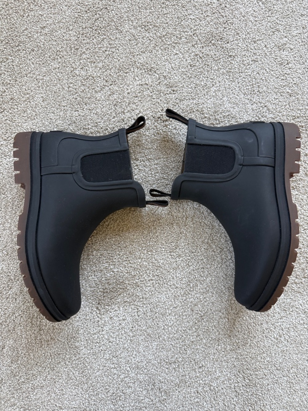 L.L.Bean Rugged Wellie Boots in Black